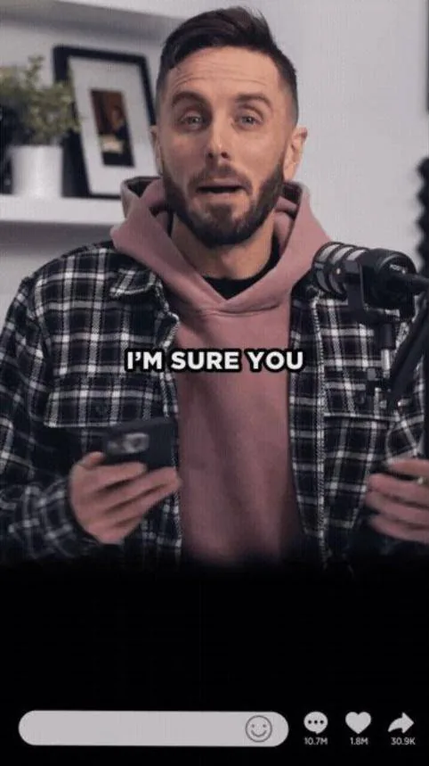 Royal Match UGC: creator talking to camera holding a phone
