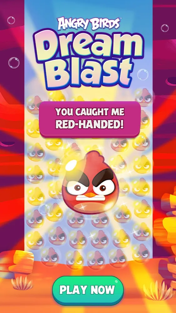 Dream Blast win screen: You caught me red-handed